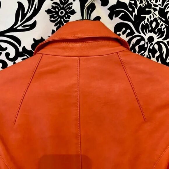 Danier moto peplum leather jacket - Picture 9 of 15